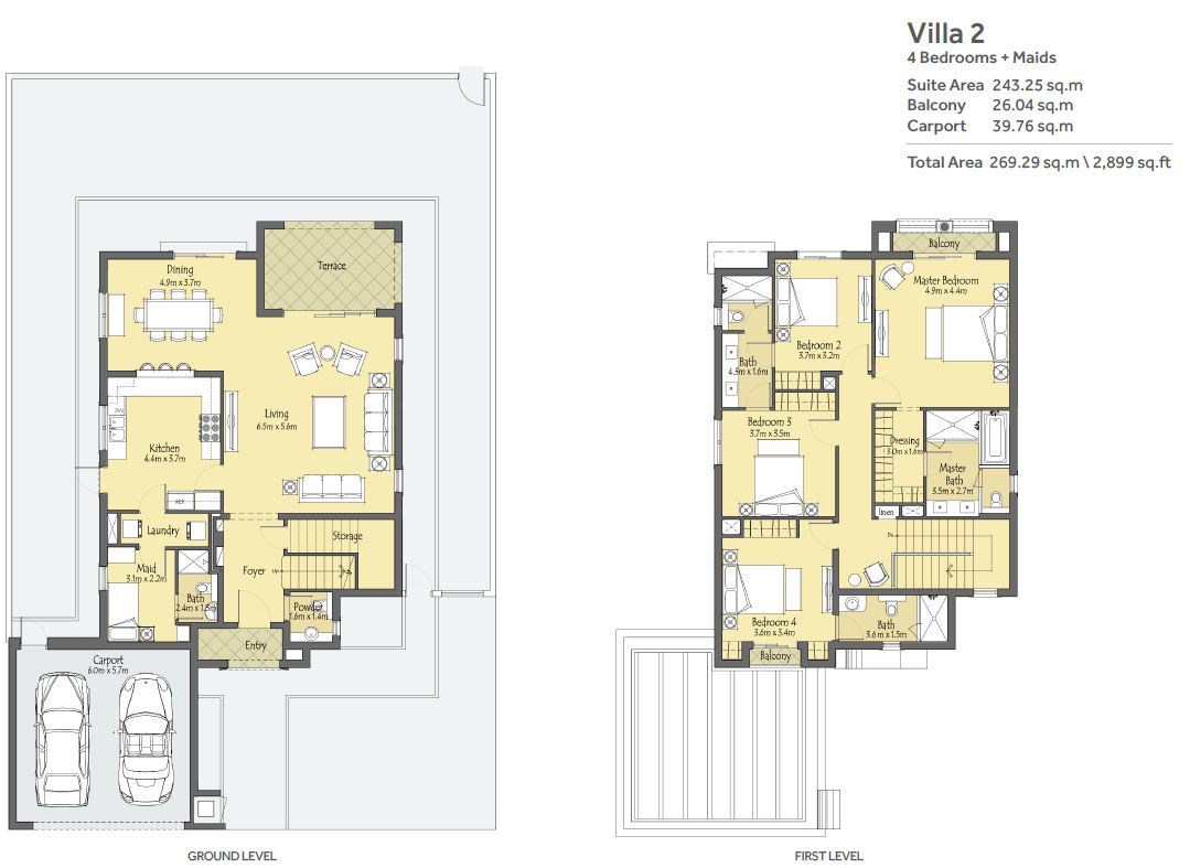 La Quinta at Villanova floor plan 2