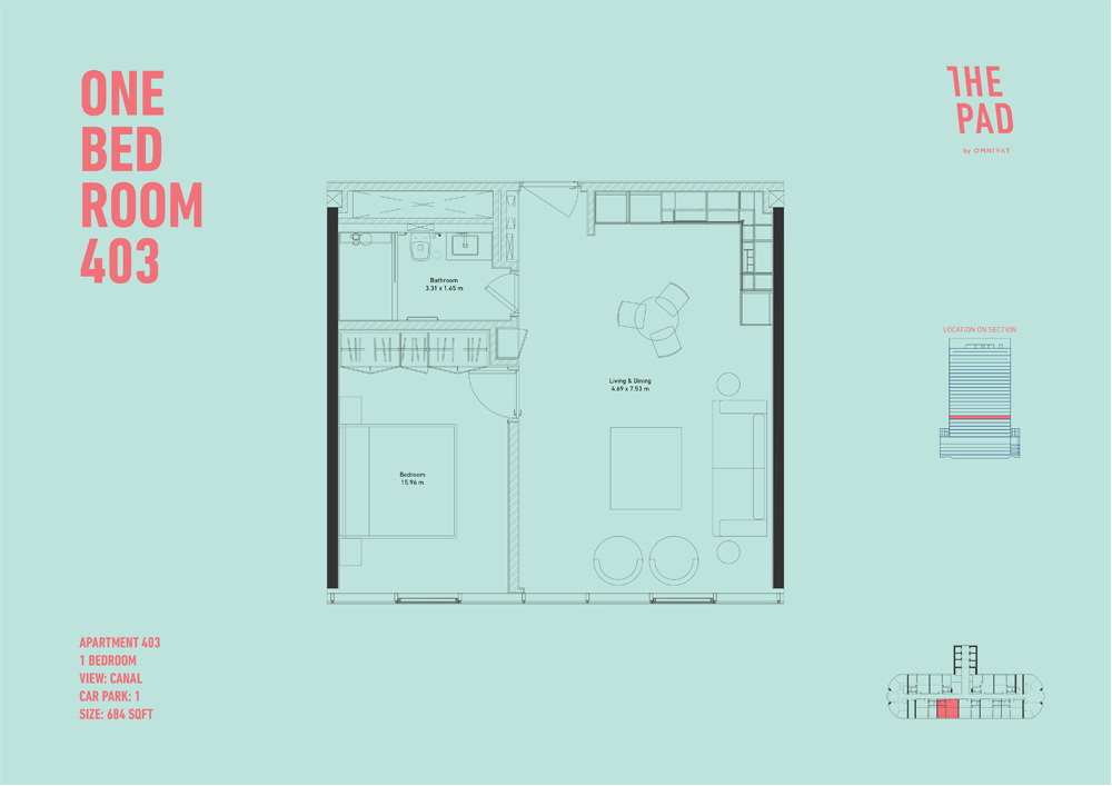 The Pad floor plan 2