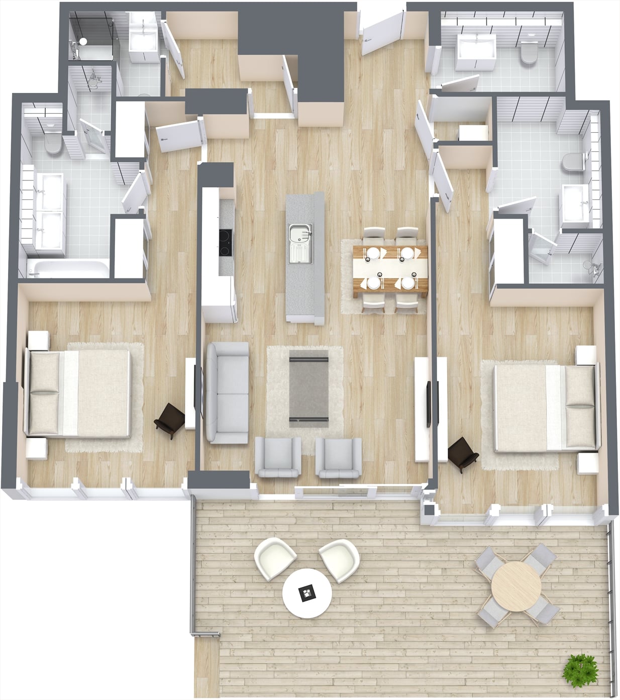 The 8 floor plan 4
