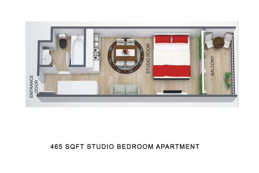 Uniestate Prime Tower floor plan 1