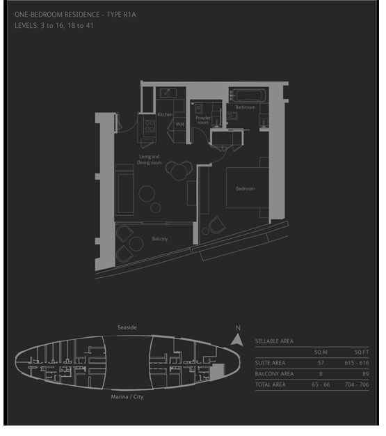 The Address Residences floor plan 2