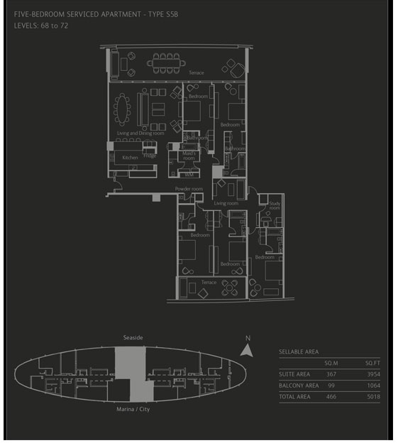 The Address Residences floor plan 6