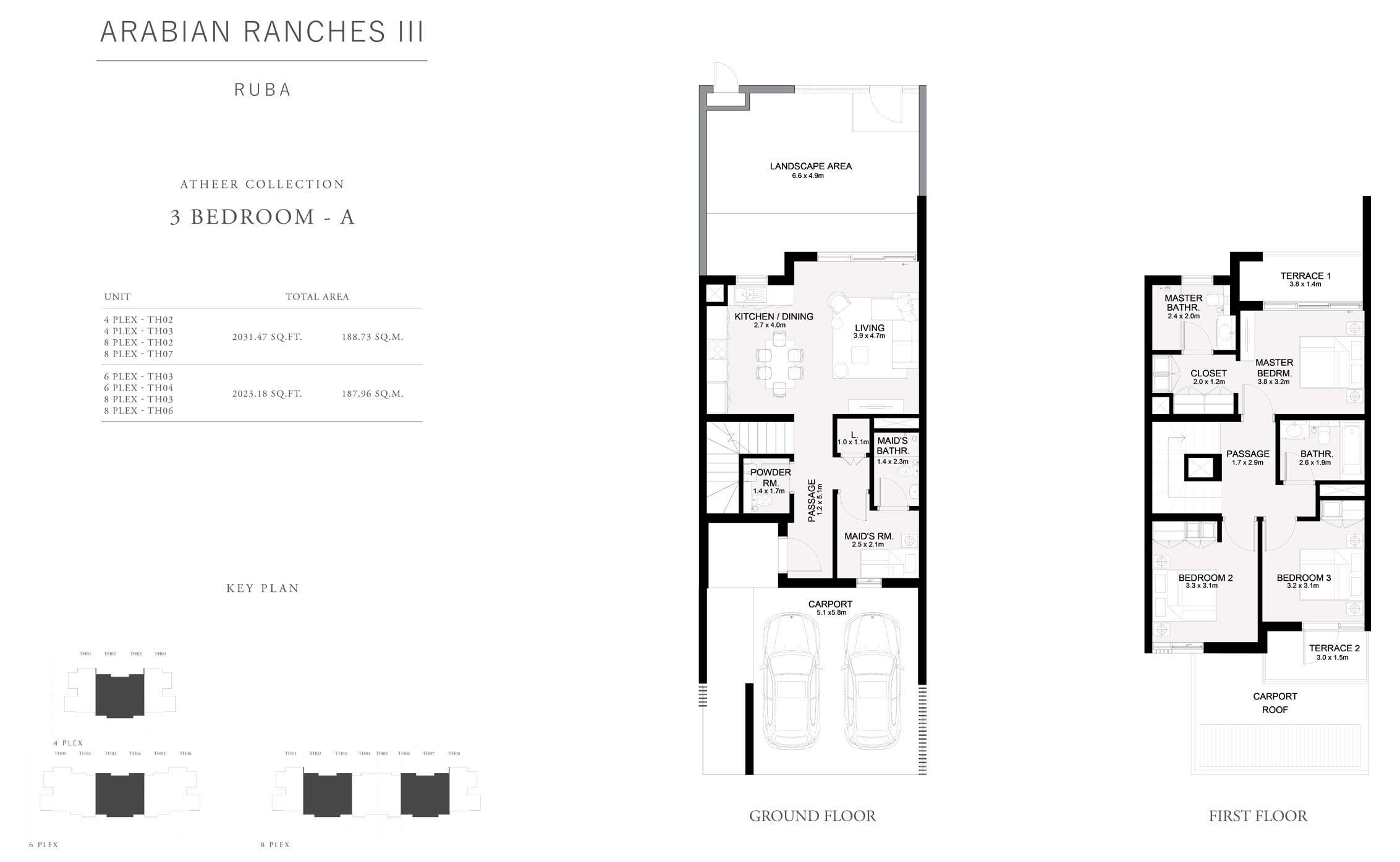 Ruba Townhouses floor plan 1