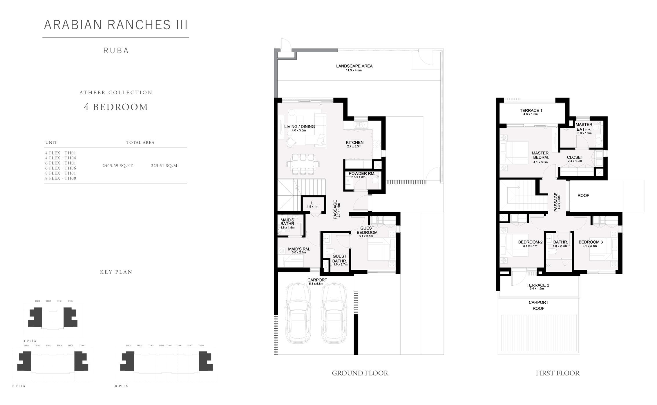 Ruba Townhouses floor plan 2