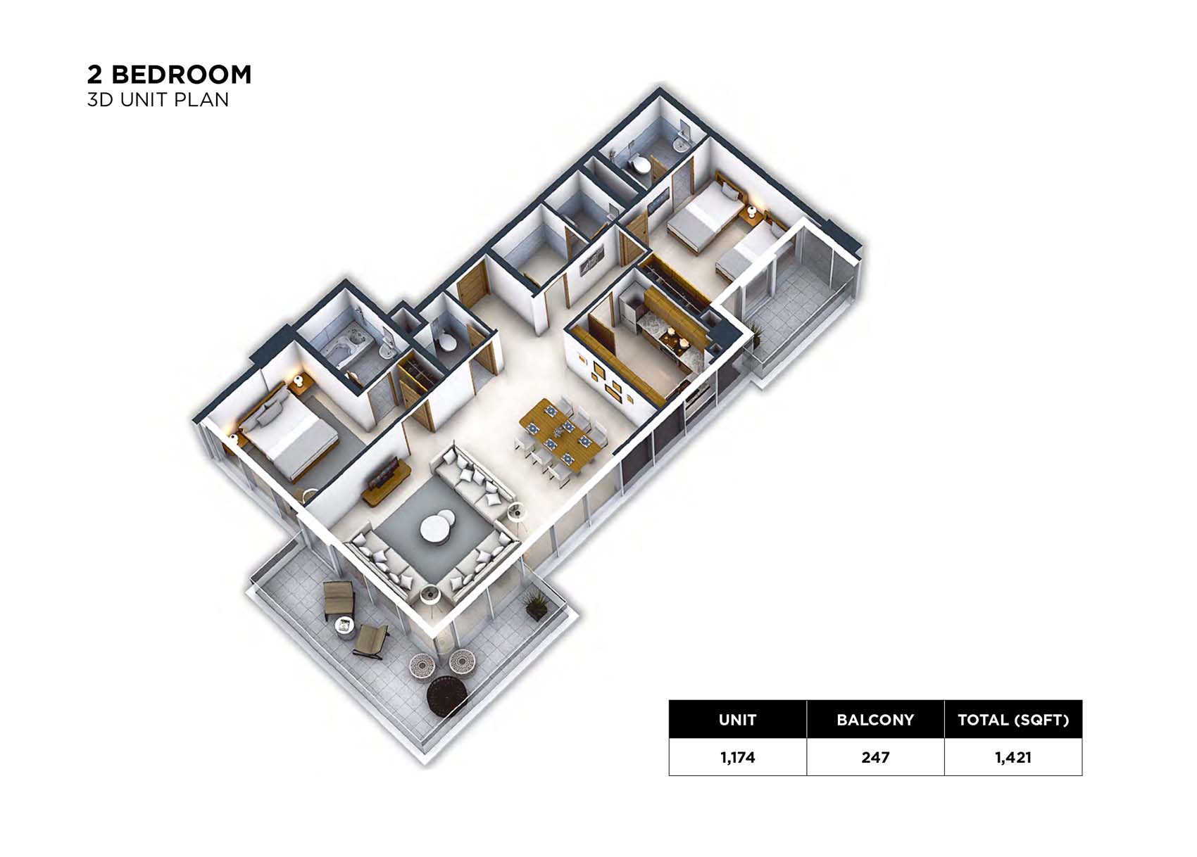 Loreto at Damac Hills floor plan 5
