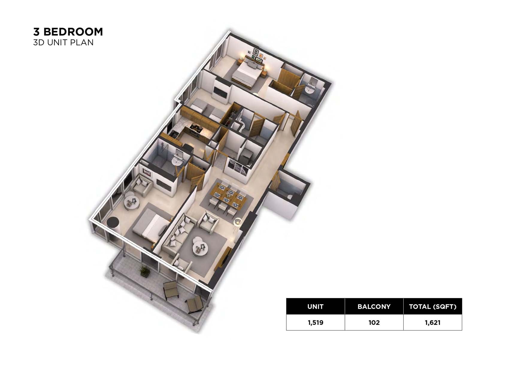Loreto at Damac Hills floor plan 7