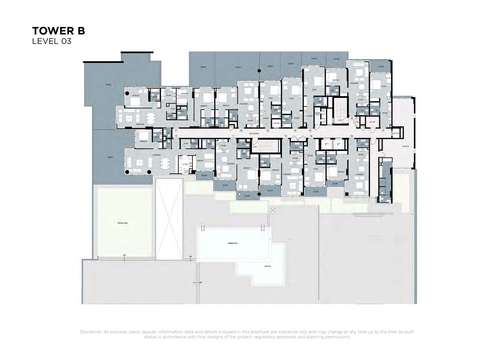 Loreto at Damac Hills floor plan 3