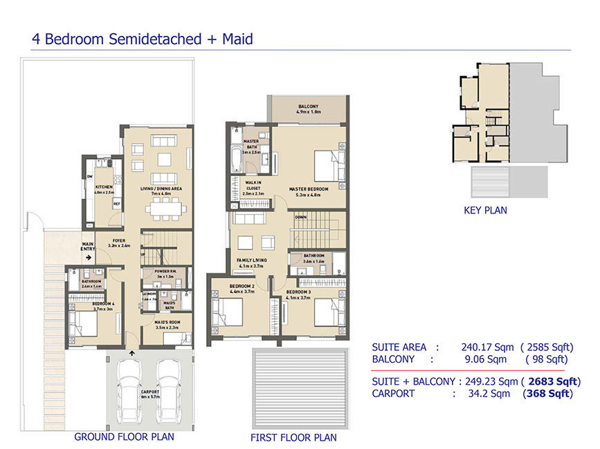 Arabella 3 At Mudon floor plan 3
