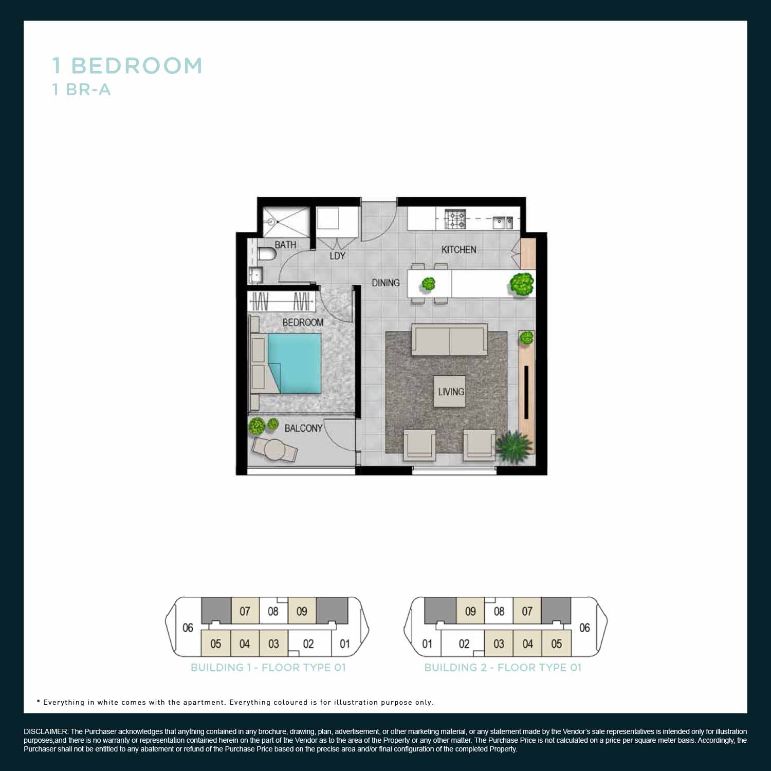 Meera Apartments floor plan 1