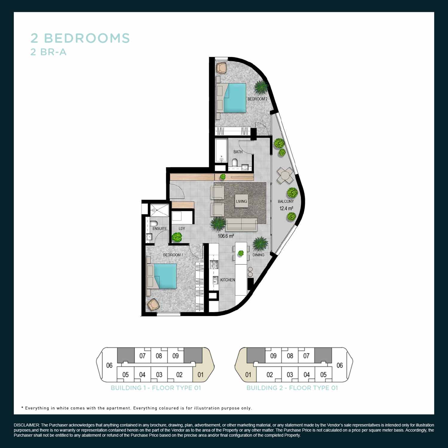 Meera Apartments floor plan 3