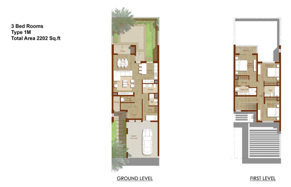 Reem Townhouses floor plan 1
