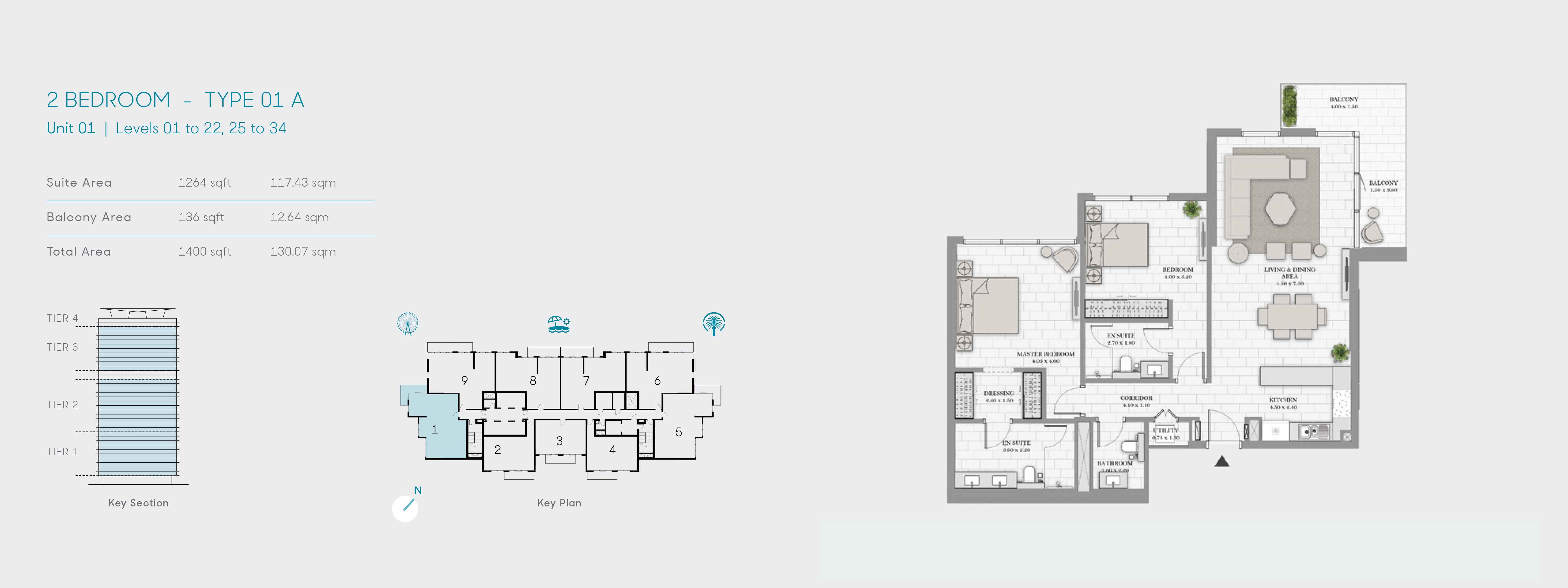 La Vie at JBR floor plan 3