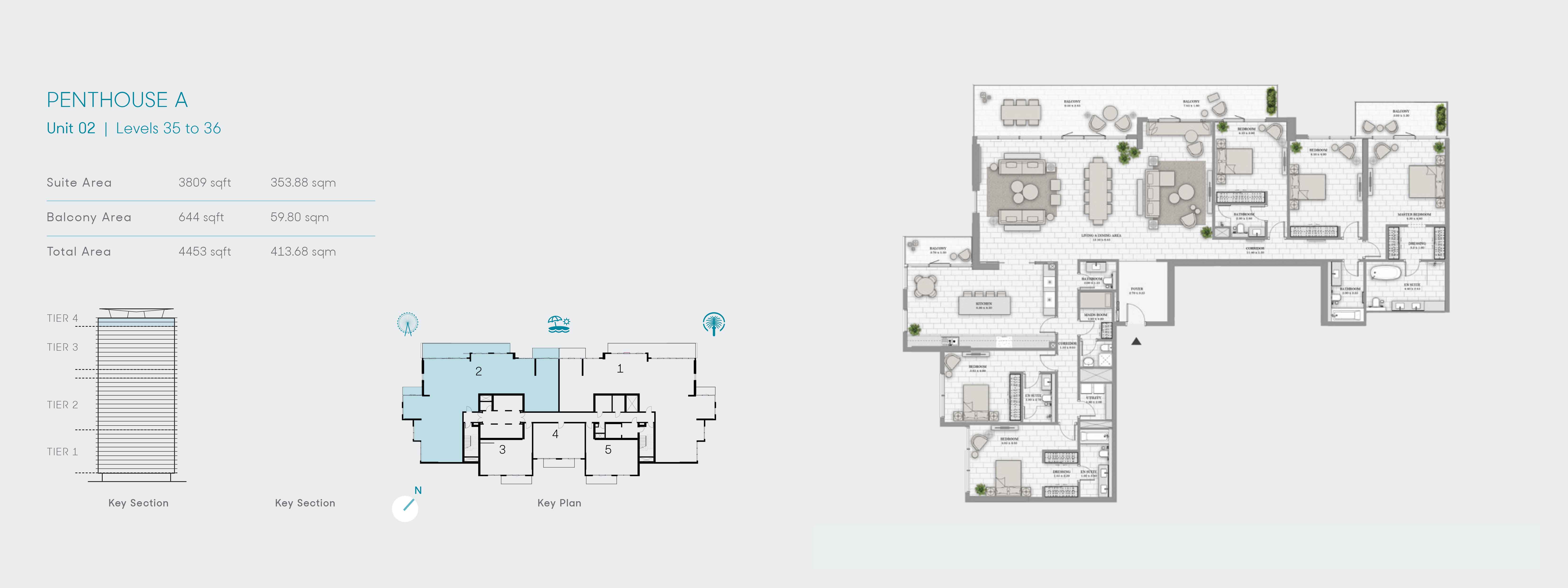 La Vie at JBR floor plan 2