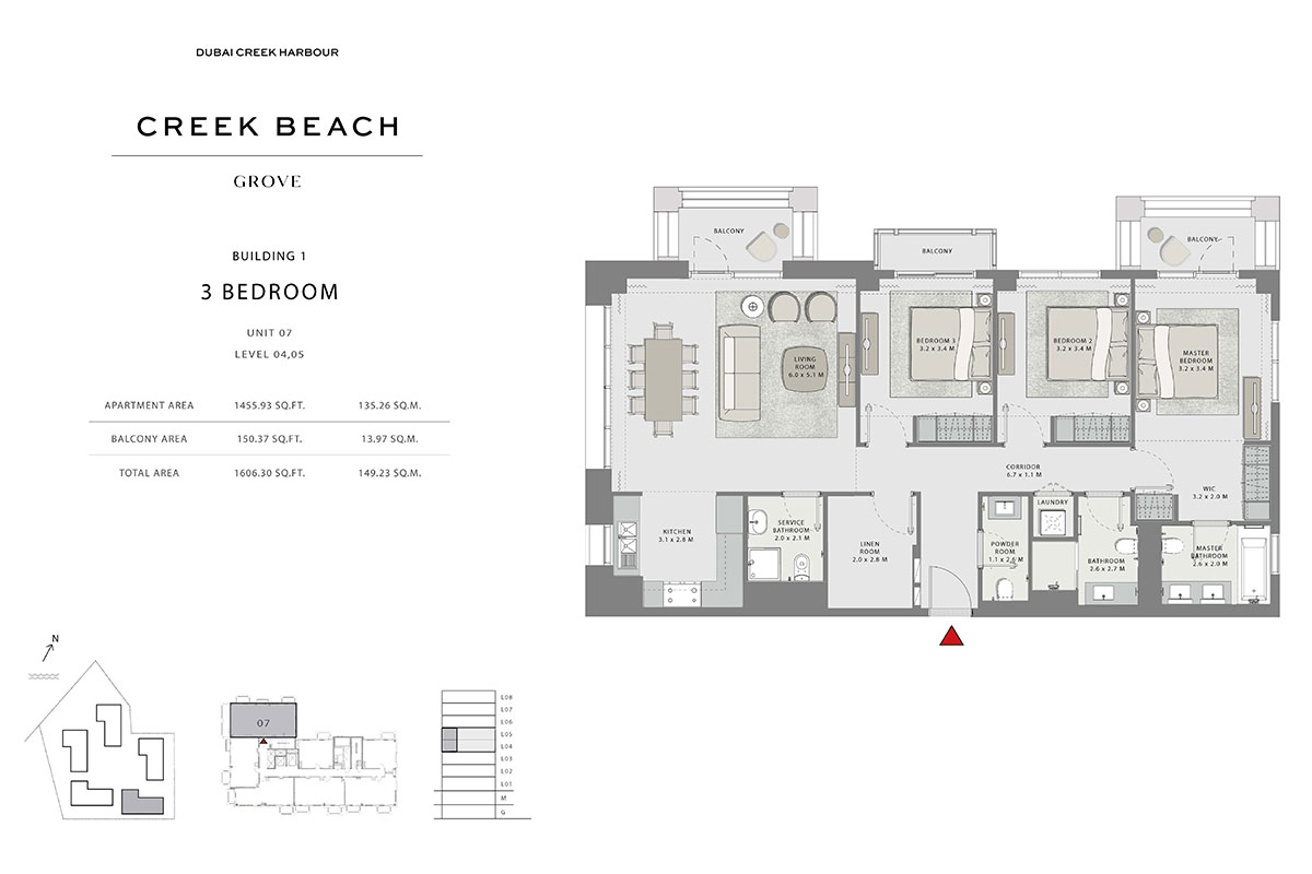 Grove at Creek Beach floor plan 3