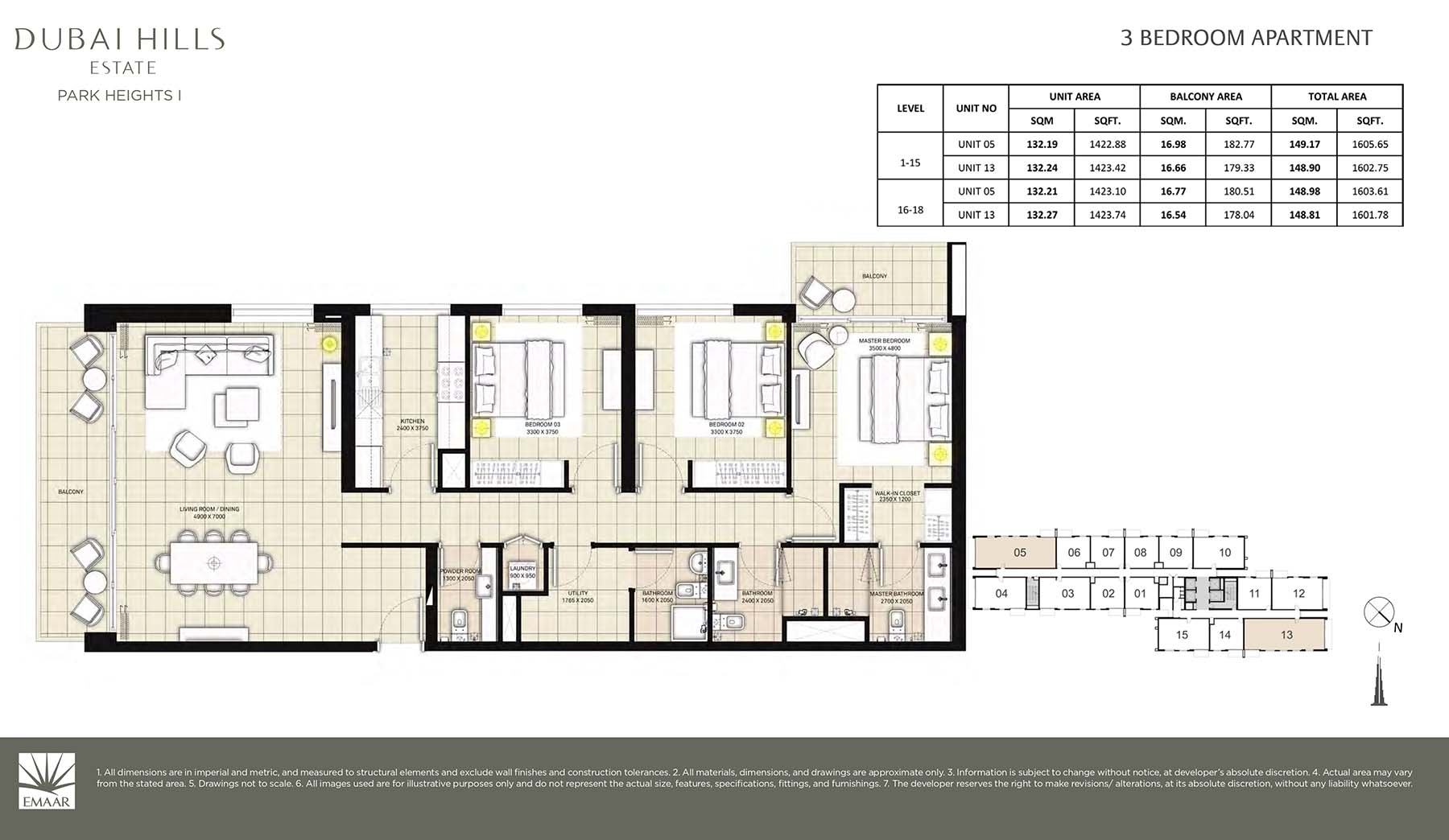 Park Heights 1 floor plan 3