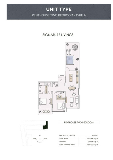 Signature Livings floor plan 3