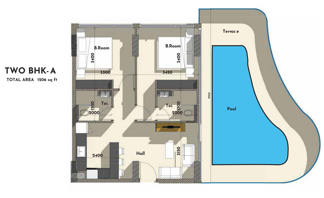 Samana Golf Avenue floor plan 4