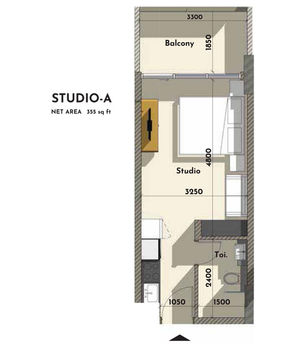 Samana Golf Avenue floor plan 1
