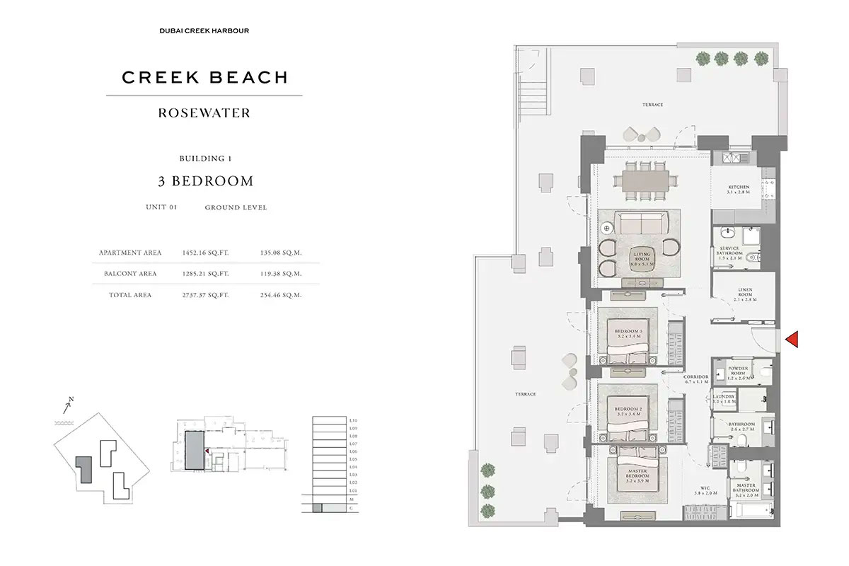 Rosewater at Creek Beach floor plan 3
