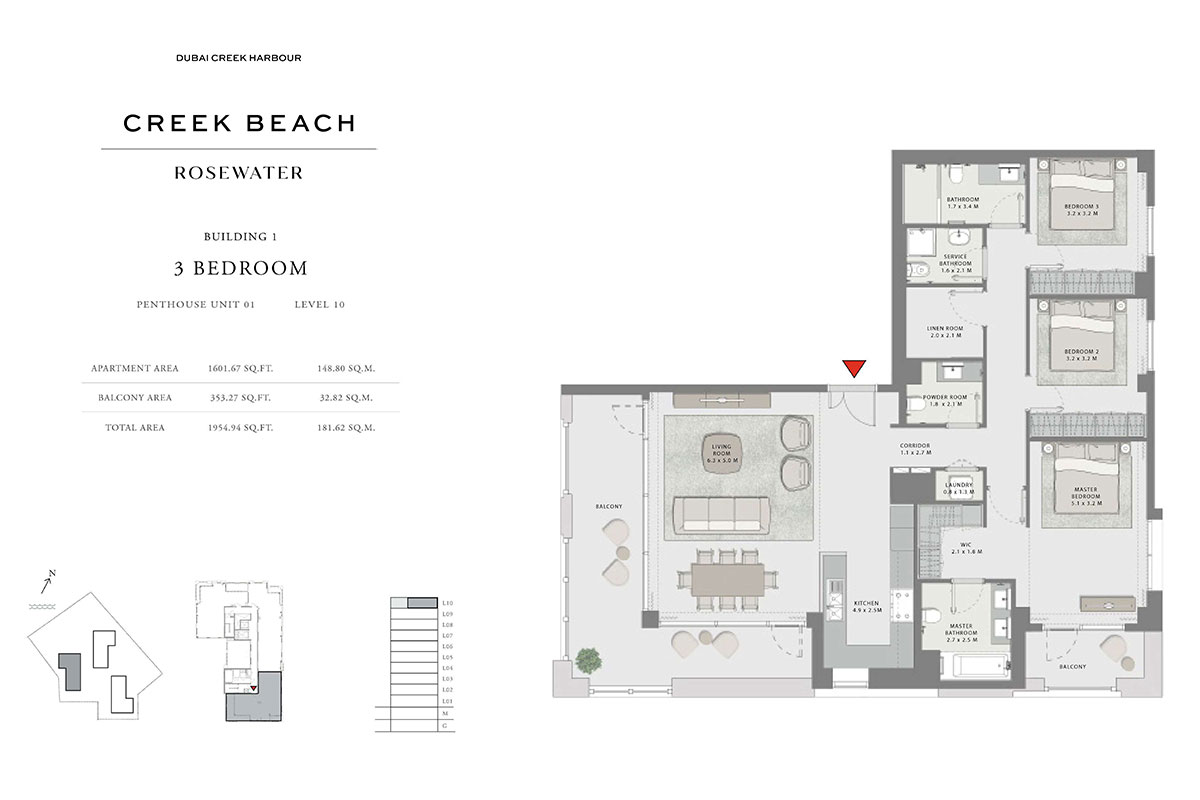Rosewater at Creek Beach floor plan 4