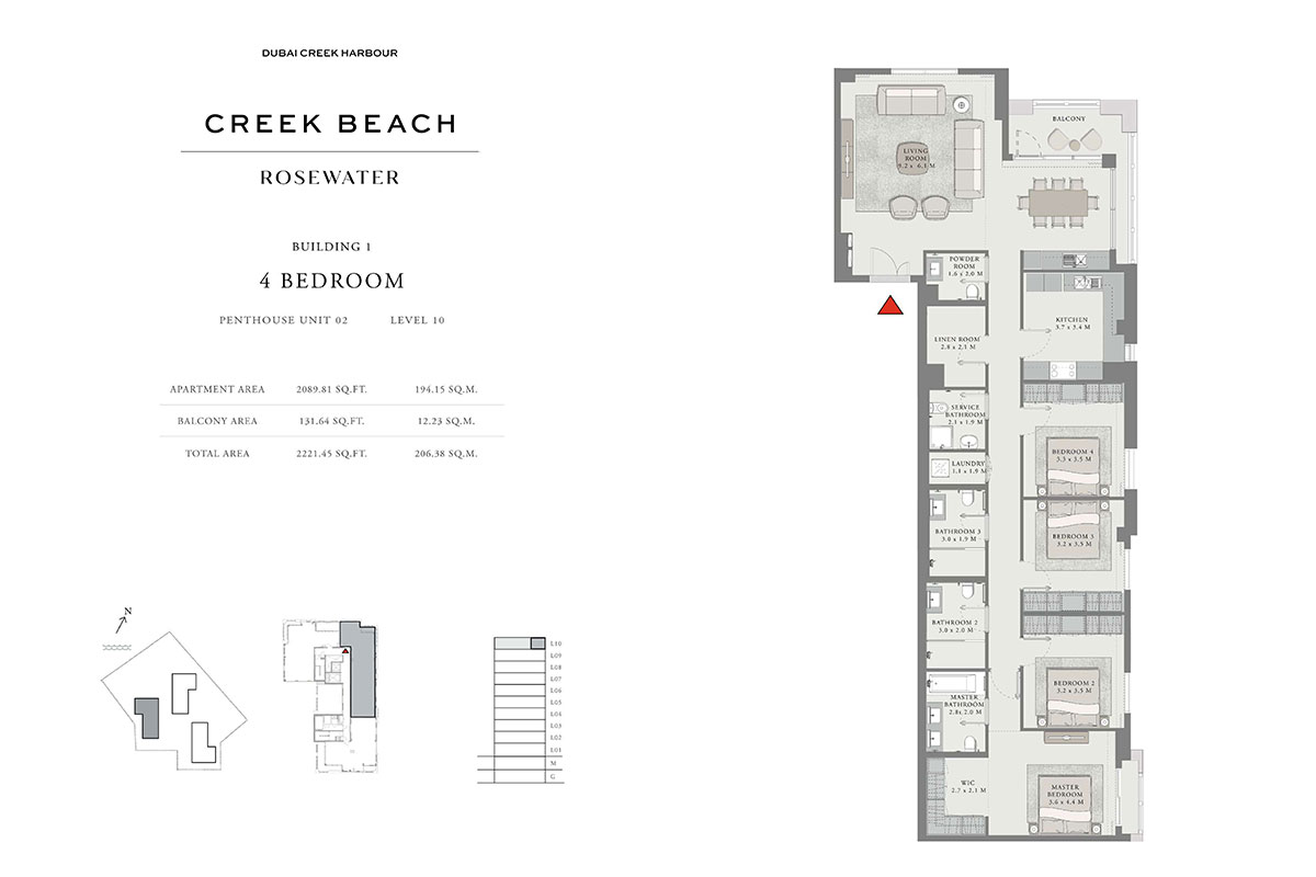 Rosewater at Creek Beach floor plan 5
