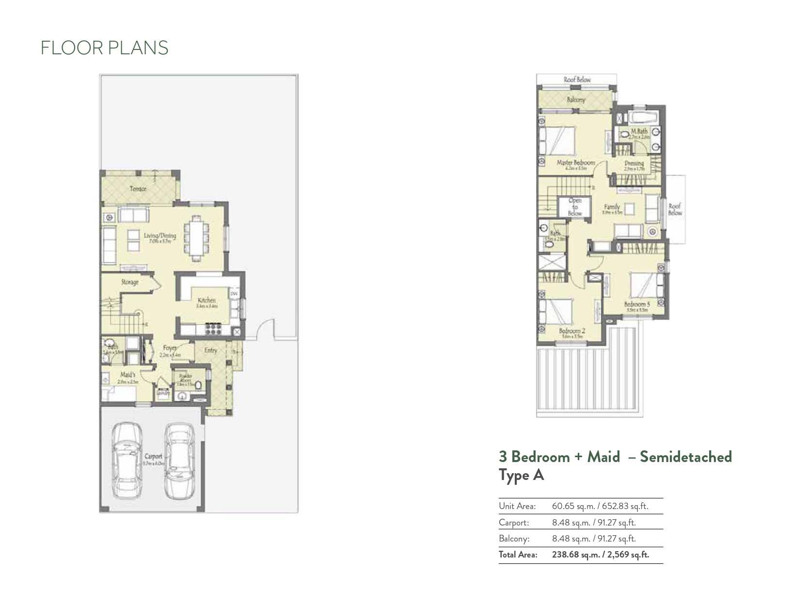Casa Dora at Serena floor plan 3