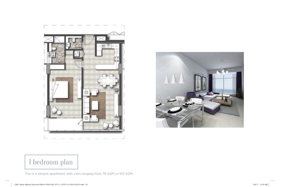 Bloom Marina floor plan 1