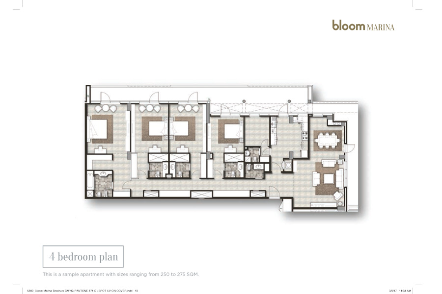 Bloom Marina floor plan 4