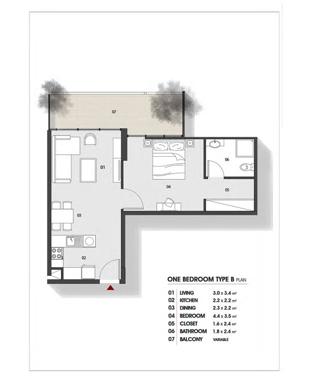 Al Maryah Vista floor plan 2