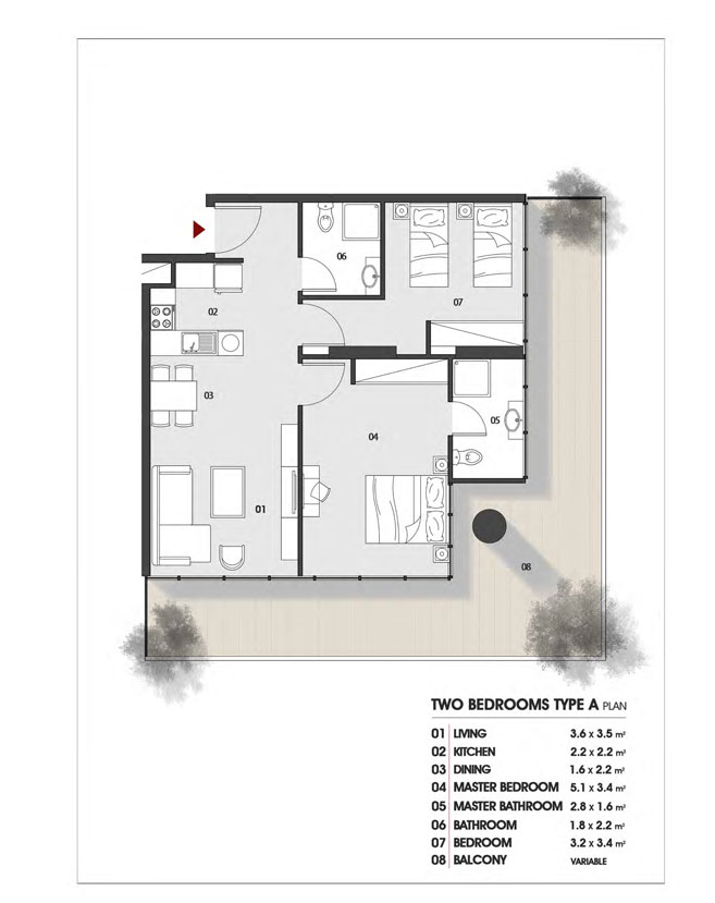 Al Maryah Vista floor plan 4