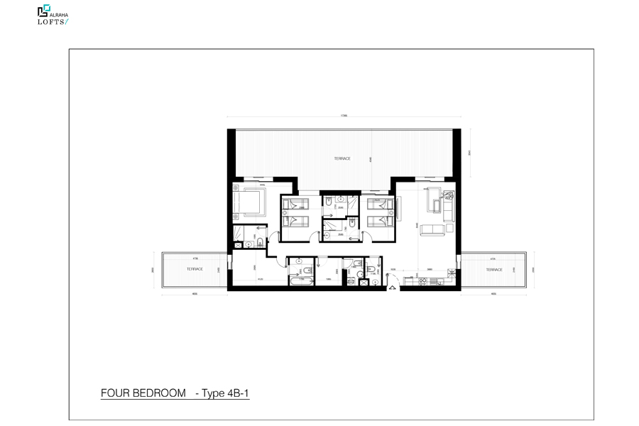 Al Raha Lofts One floor plan 5