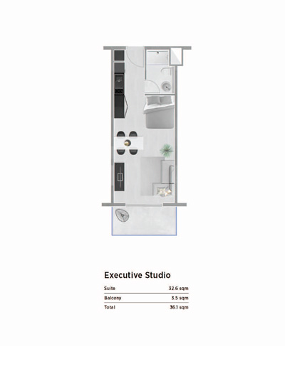 Oasis Residences One floor plan 1