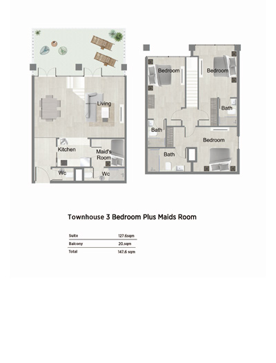 Oasis Residences One floor plan 4
