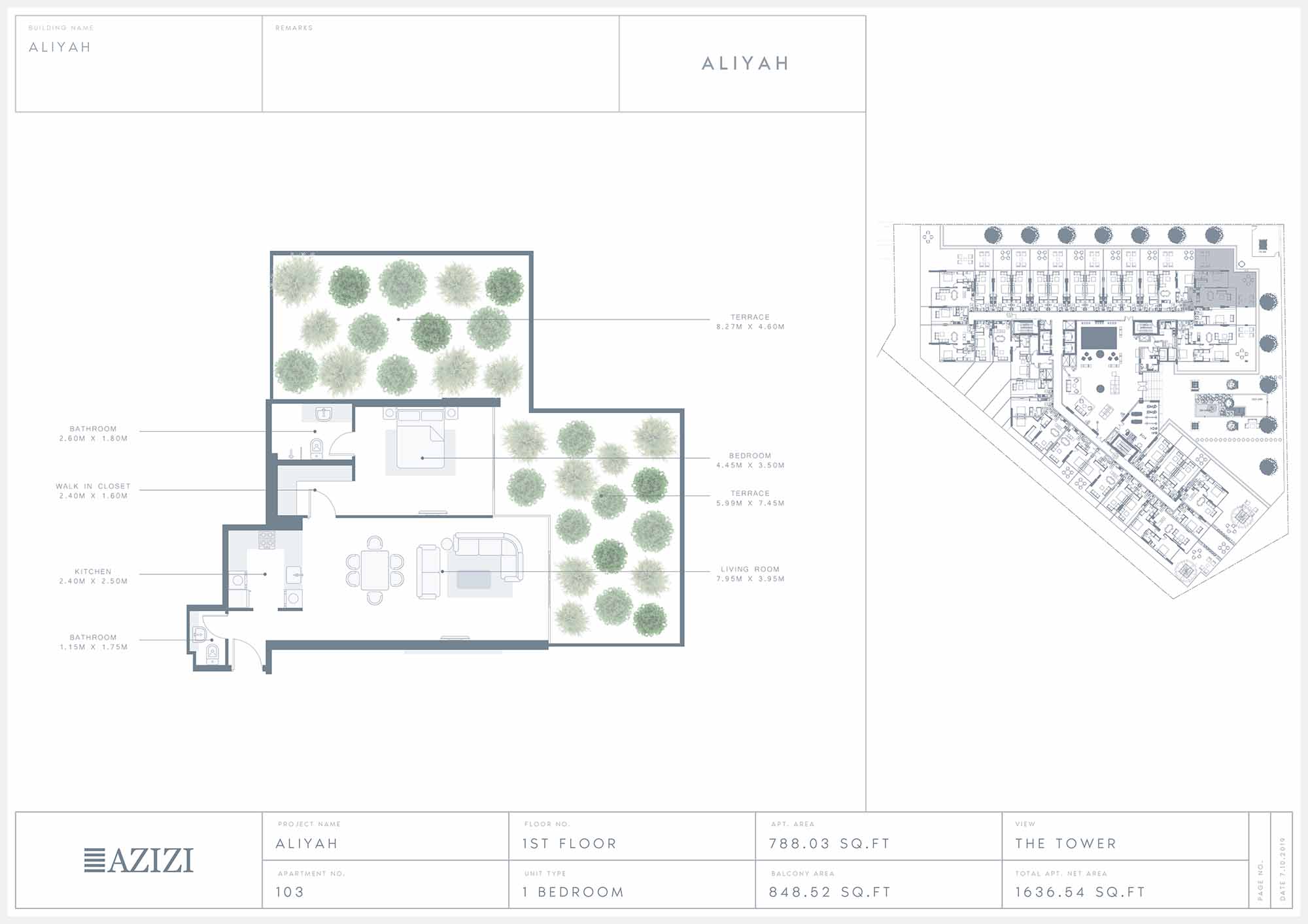 Aliyah Serviced Apartments floor plan 2