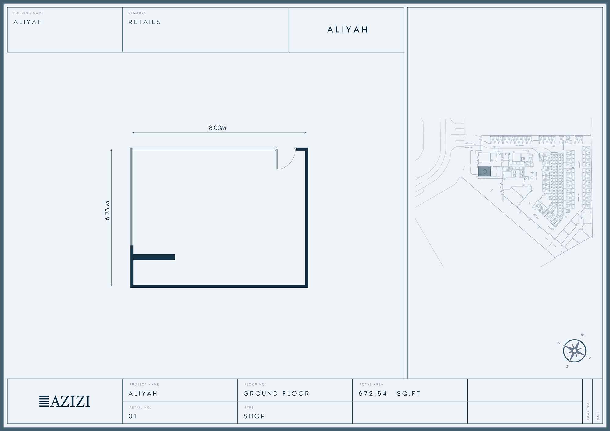 Aliyah Serviced Apartments floor plan 4