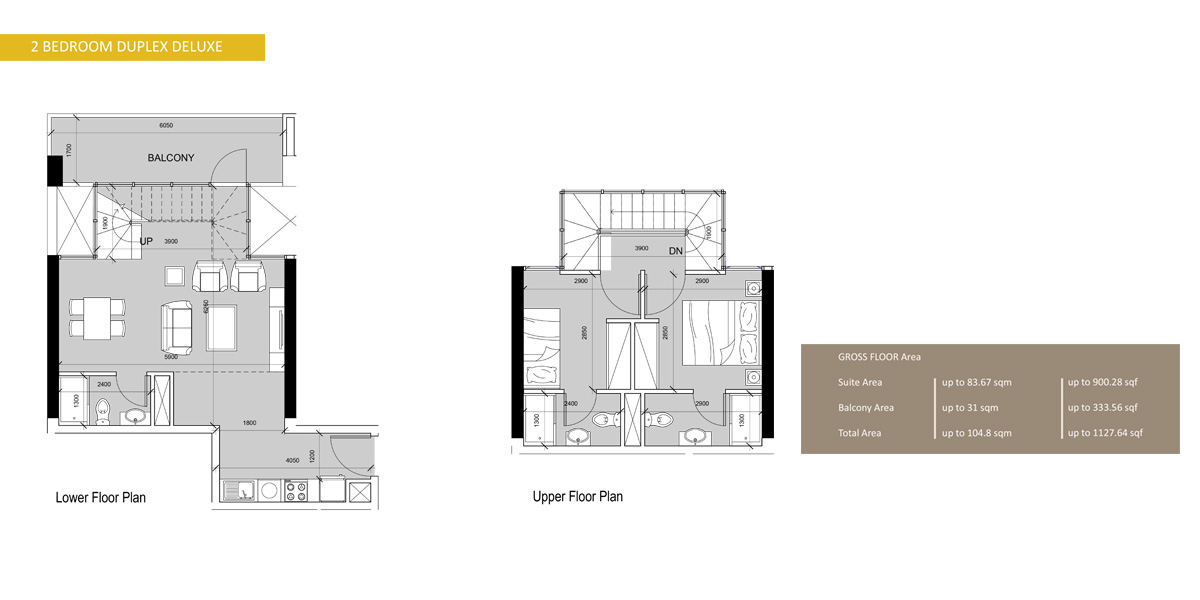 Oasis Residences Two floor plan 2