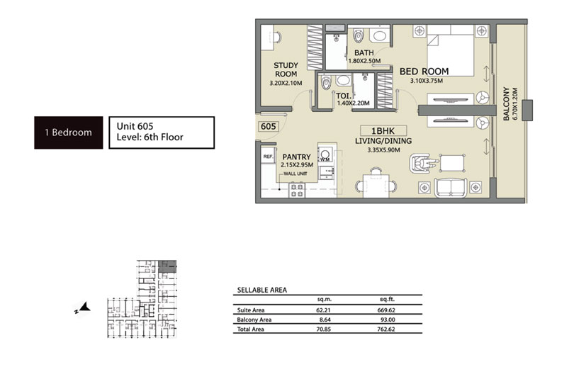 Lucky 1 Residences floor plan 2