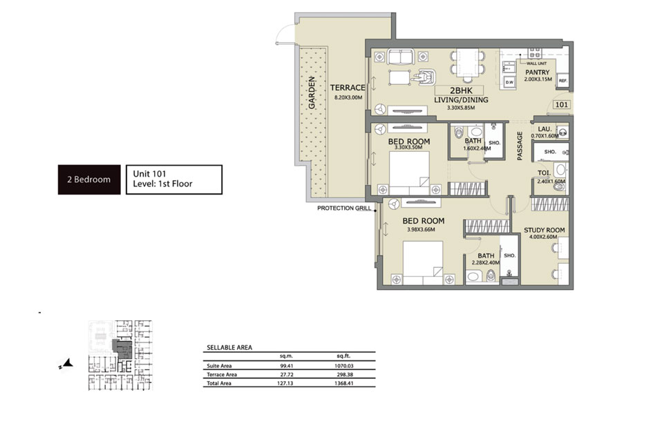 Lucky 1 Residences floor plan 3