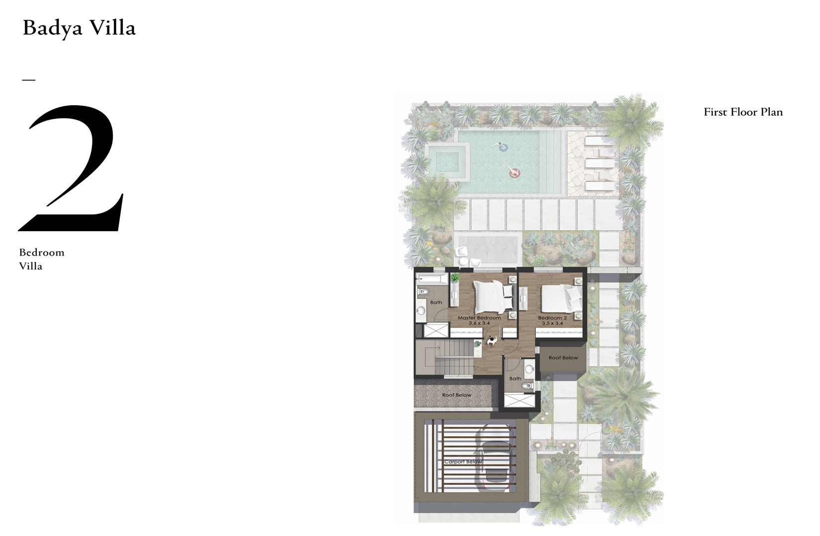 AlJurf Badya Villas floor plan 1