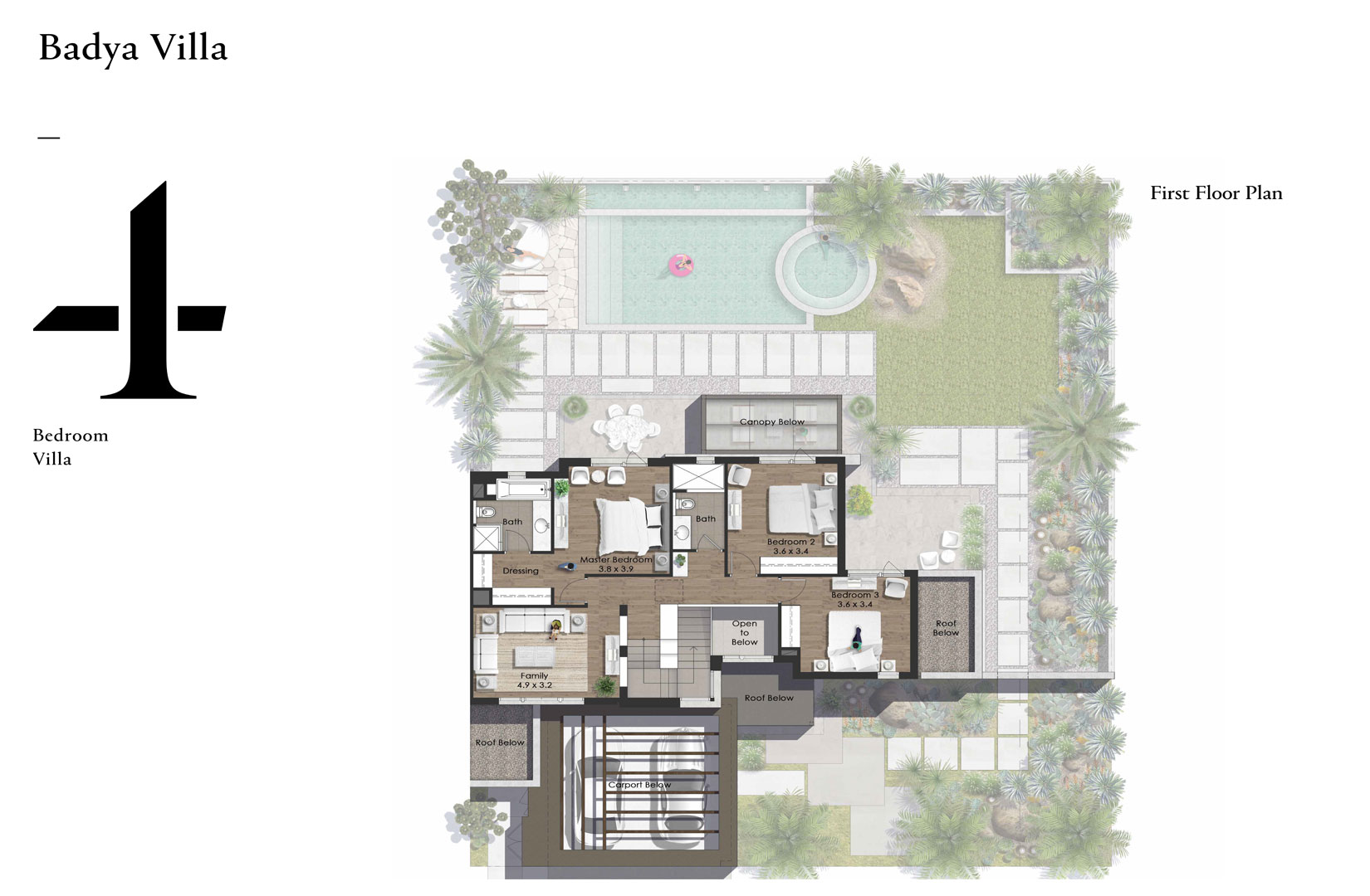 AlJurf Badya Villas floor plan 3