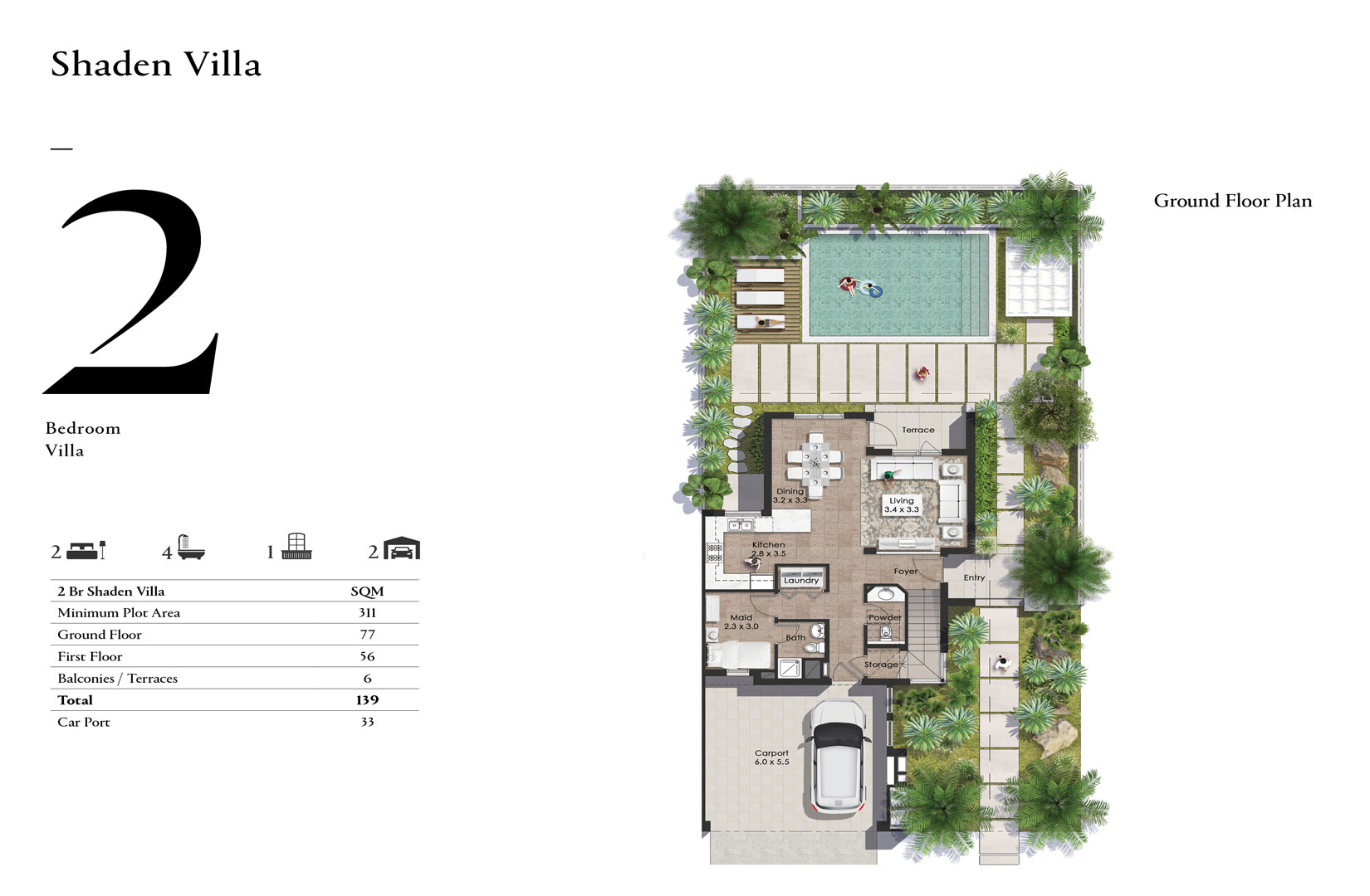 AlJurf Shaden Villas floor plan 1
