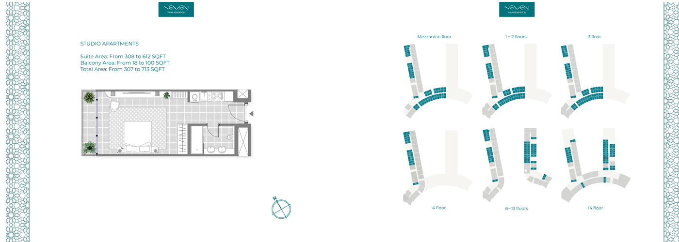 Seven Palm Residences floor plan 1