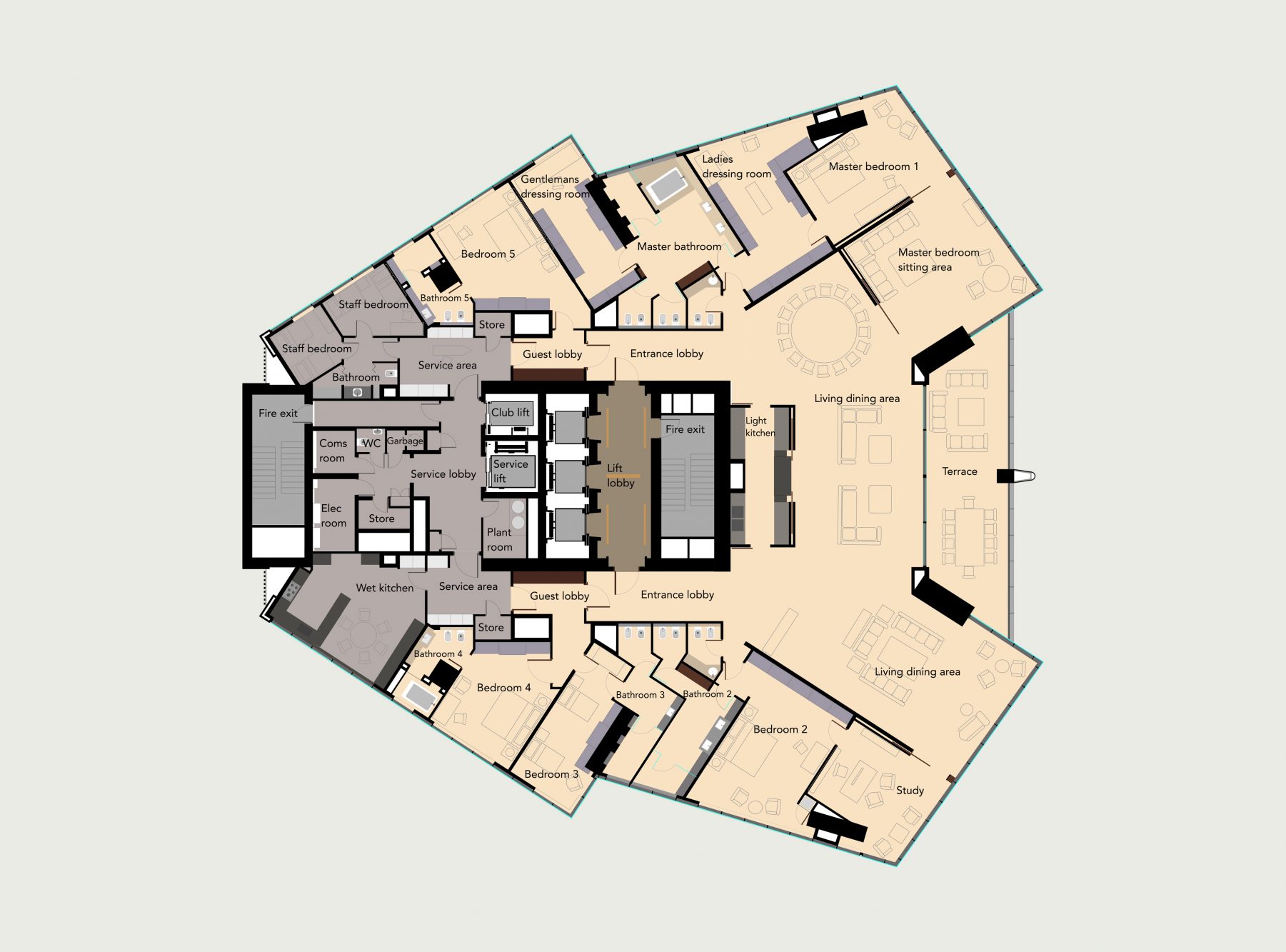 Volante floor plan 1