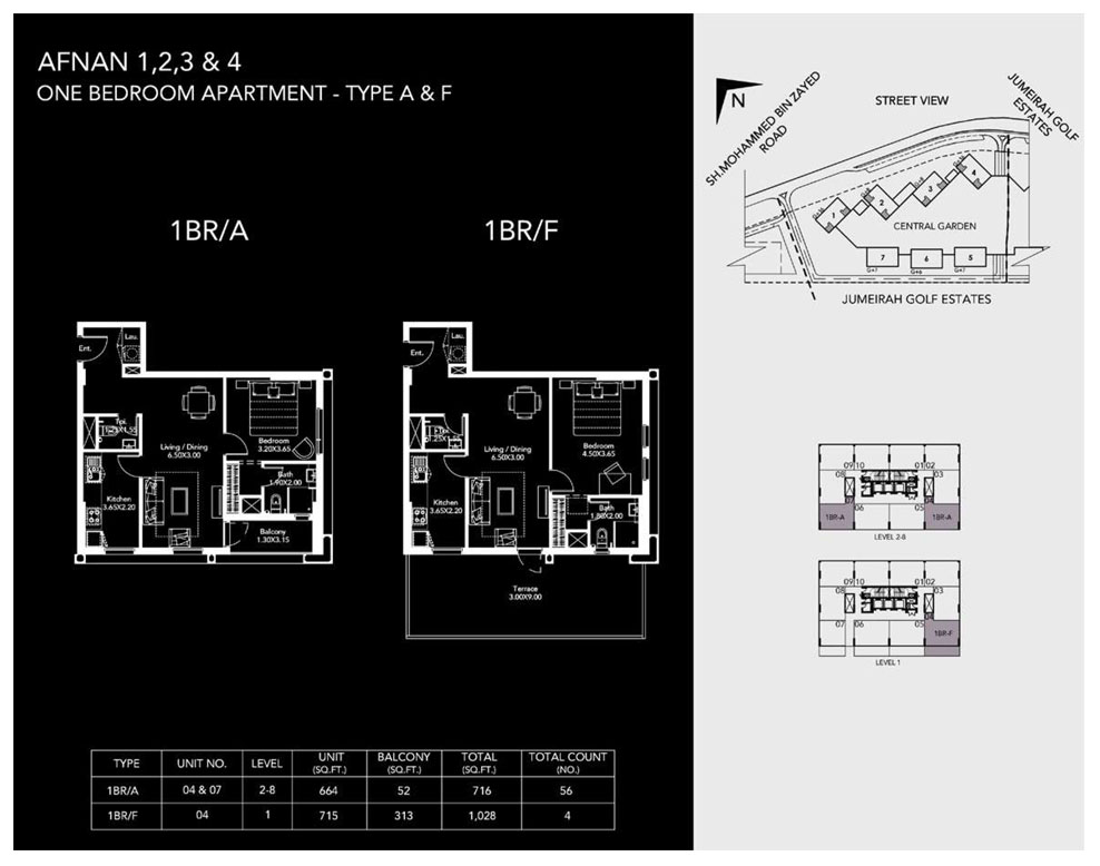 Afnan by Deyaar floor plan 3