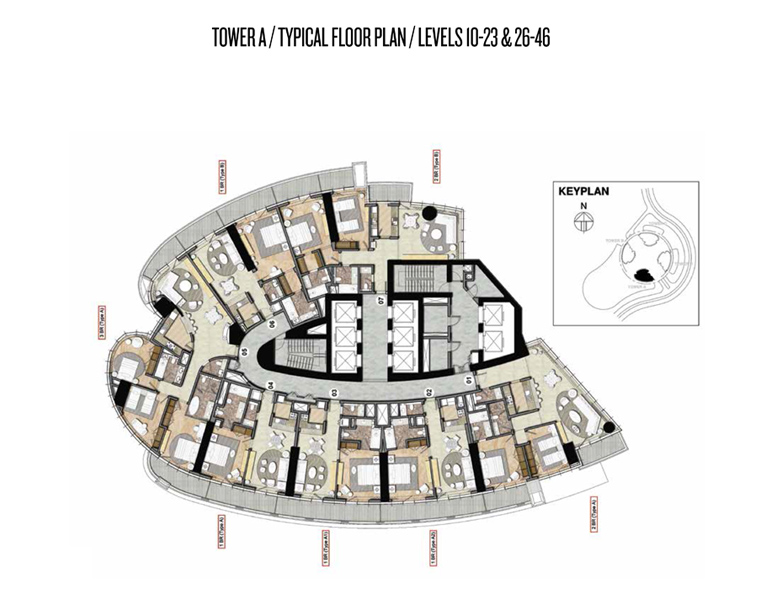 DAMAC Towers by Paramount floor plan 2