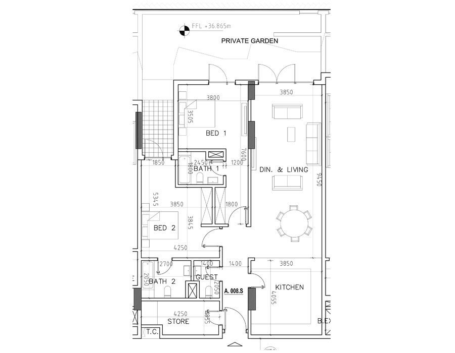 Janayen Avenue floor plan 1