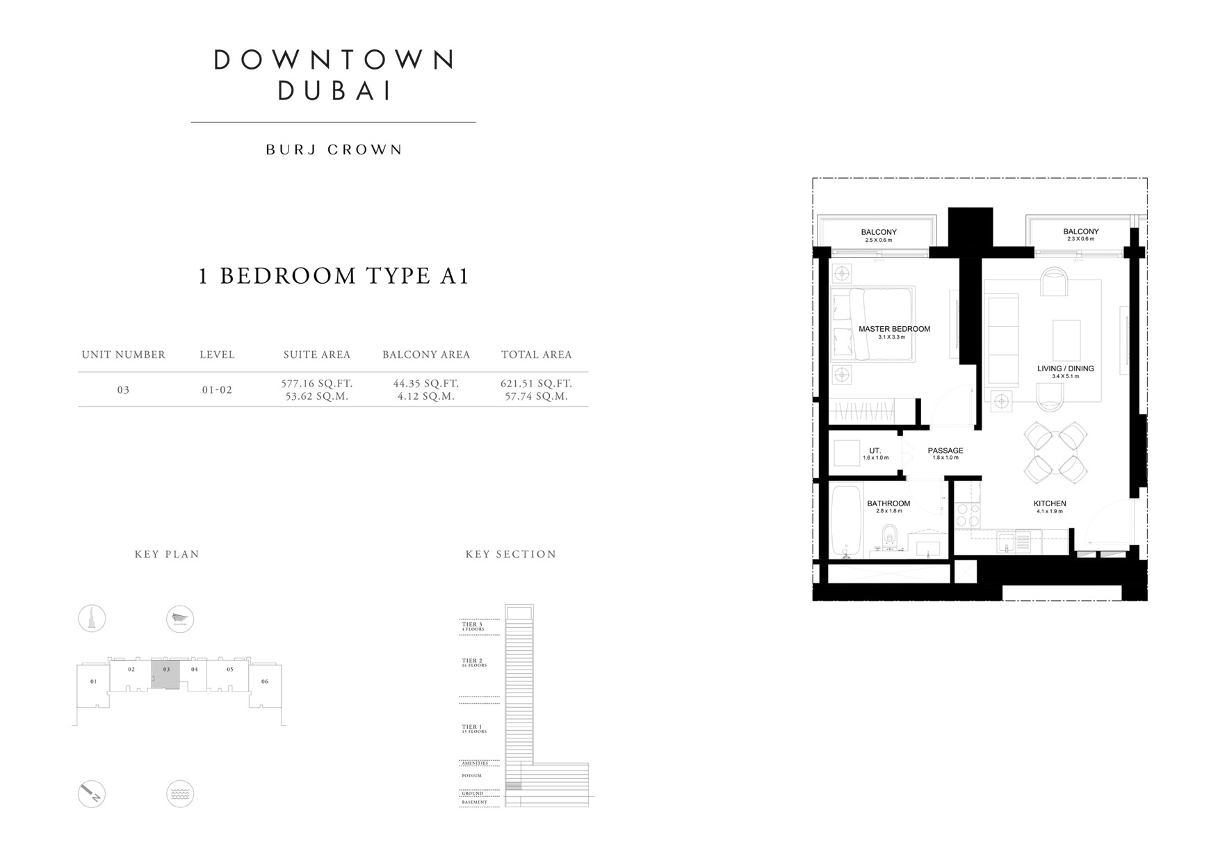Burj Crown floor plan 1