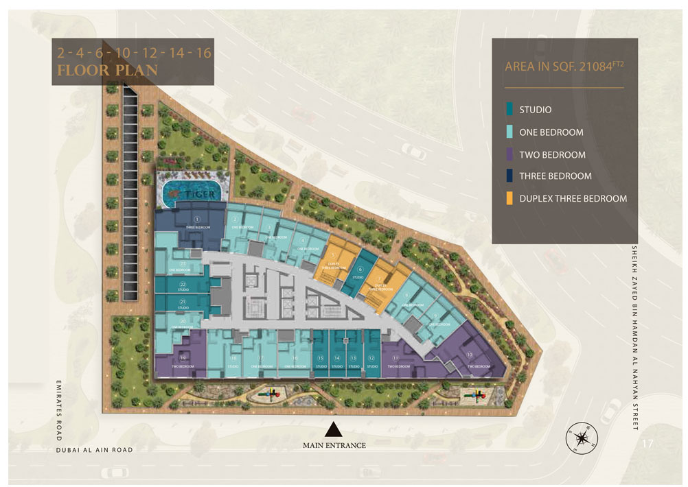 The V Tower floor plan 3