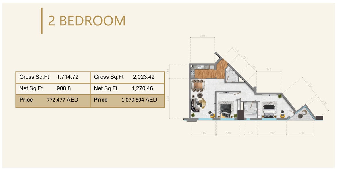 The V Tower floor plan 4