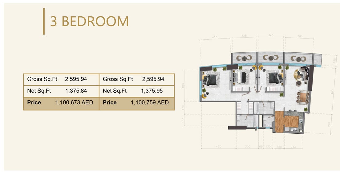 The V Tower floor plan 5